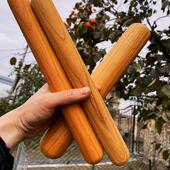 纯实木环保加粗圆棒擀面杖面棍大号小号枣木擀面杖厨具加大码 包邮