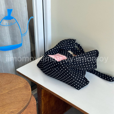 波点字母通勤单肩斜挎大包