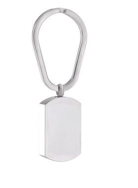 钛钢饰品男不掉色空白吊牌形状纪念亲人爱人宠物骨灰盒吊坠钥匙扣