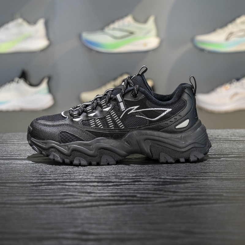 李宁山行WNTR LOW男子加绒休闲鞋2025冬季新款潮流运动鞋AGLV167