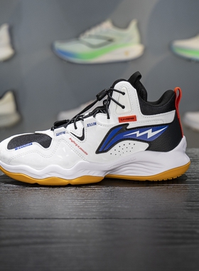 李宁童鞋明日之星篮球鞋2025新款男大童青少年中帮运动鞋YKBT090