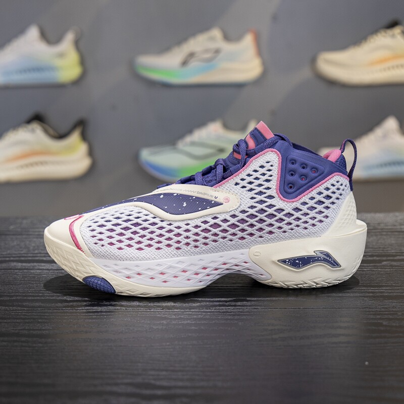 李宁反伍5篮球鞋2025秋季男子轻量高回弹中帮篮球外场鞋ABFV025