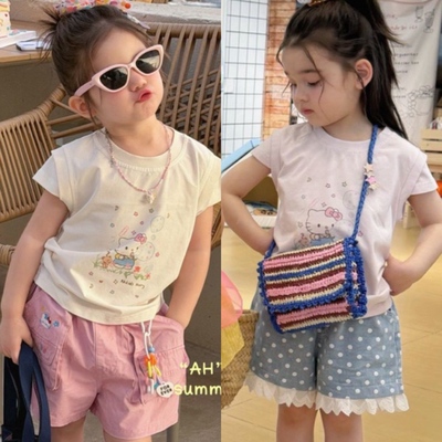 26夏AH 女童可爱kt短袖77221