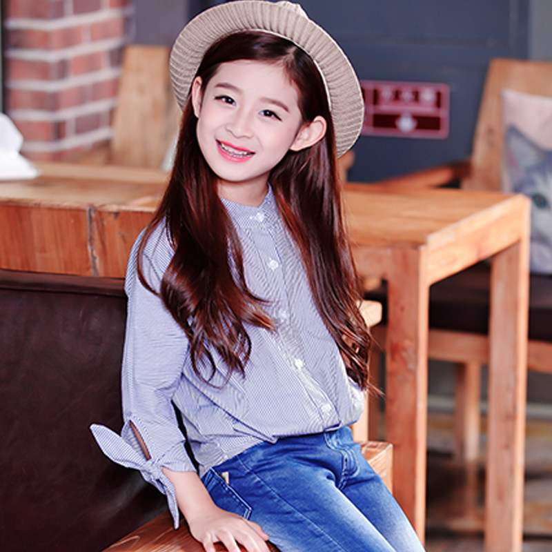 Chemise fille à manche longue - Ref 2085062 Image 1