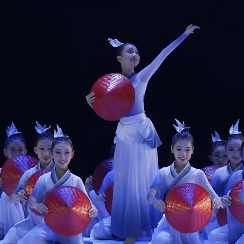 古典舞斗笠道具演出服