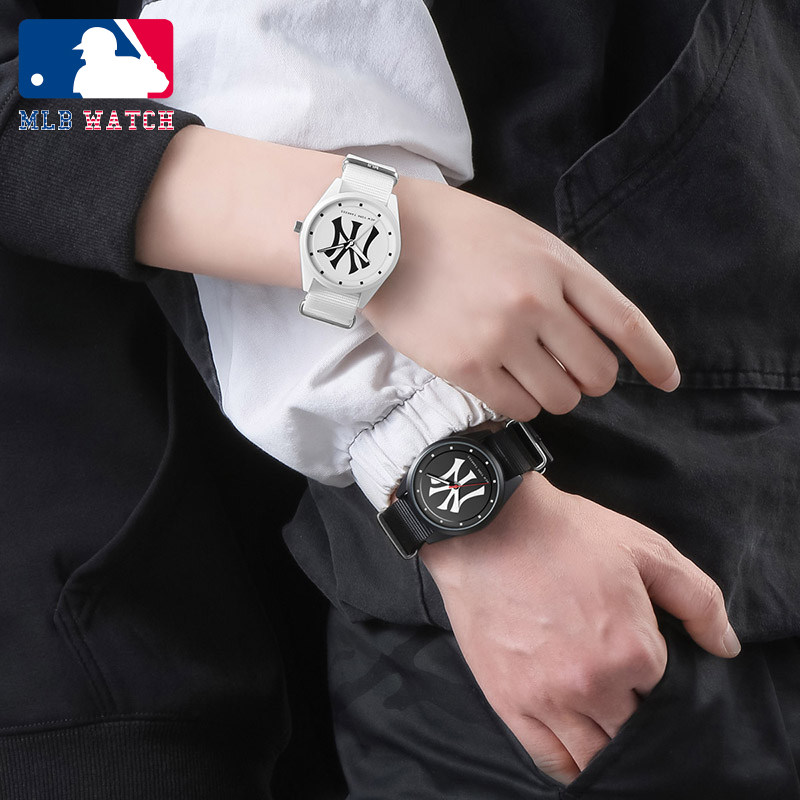 MLB美职棒手表女款时尚潮流简约学生情侣手表一对男女款MLB-TP019