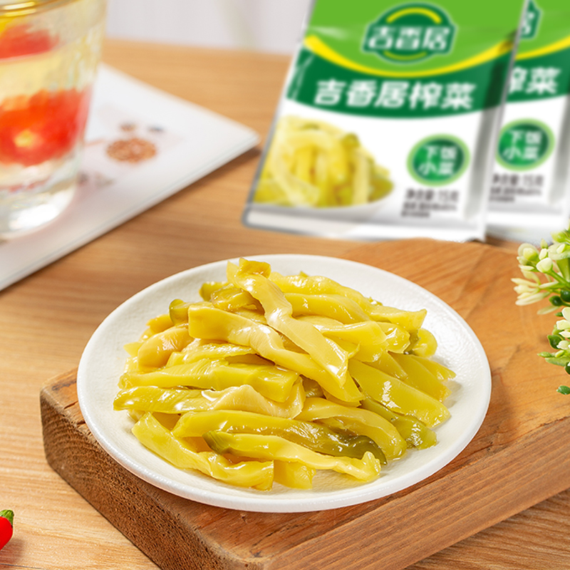 吉香居小袋装清淡榨菜麻辣萝卜干