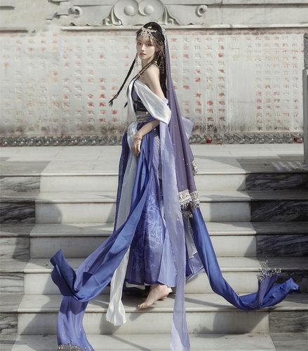 夏季六米大裙摆敦煌飞天汉服