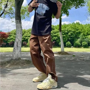 Nike/耐克新款男子工装长裤直筒机能风休闲运动裤FB7199-259