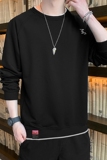 秋冬新款时尚圆领卫衣T恤港风大码修身男女款XZ1415-2#W5521#，男装卫衣，星座301D-4(原星座1004-4）