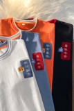 新款秋冬圆领大码潮男港风平铺宽松卫衣XZ1415-2#W5559#，男装卫衣，星座301D-4(原星座1004-4）