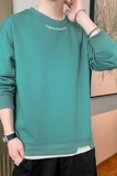 秋冬新款套头圆领时尚大码修身宽松T恤卫衣男XZ1415-2#W5504#，男装卫衣，星座301D-4(原星座1004-4）