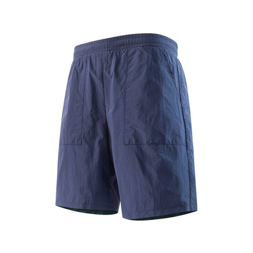 双面穿运动短裤男春夏季透气训练梭织裤户外休闲健身速干跑步