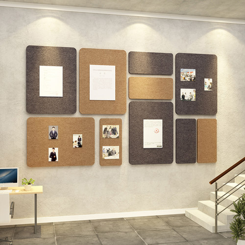 办公室墙面装饰毛毡墙贴