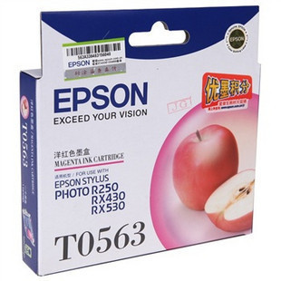 原装 爱普生 EPSON T0563 RX430 R250 RX530 打印机 红色墨盒
