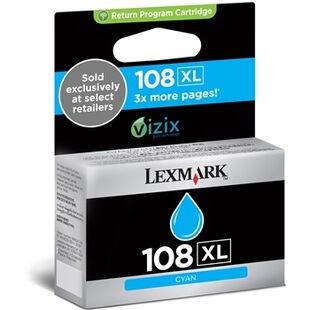 lexmark利盟108号高容墨盒 蓝色 LM108XLC 308 S408 S409 P208