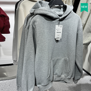 秋冬新款 加绒连帽卫衣外套0761370 男装 长袖 803 多色基本款 柜299