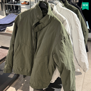 科技面料立领夹棉夹克宽松棉服外套8281326 男装 柜529 秋冬新款