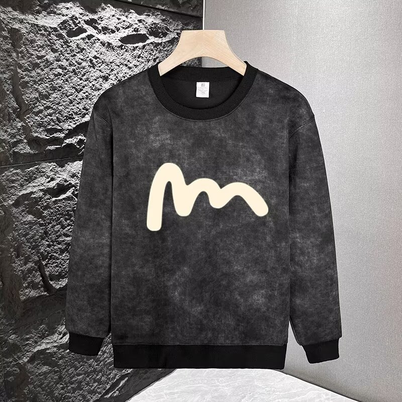 【奥莱】2026潮牌卫衣男长袖T恤宽松春秋季圆领百搭运动休闲卫衣