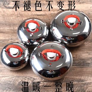 汤婆子304不锈钢防爆一体老人注水热水袋暖水捂子暖脚宝 特厚 包邮