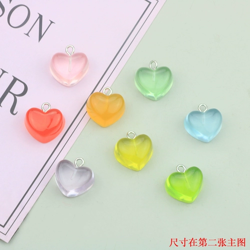 Аксессуар, аксессуары ручной работы, серьги в виде сердечка, подвеска, брелок