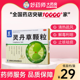 盘龙云海灵丹草颗粒18袋止咳祛痰咽喉肿痛咳嗽急性咽炎扁桃体炎