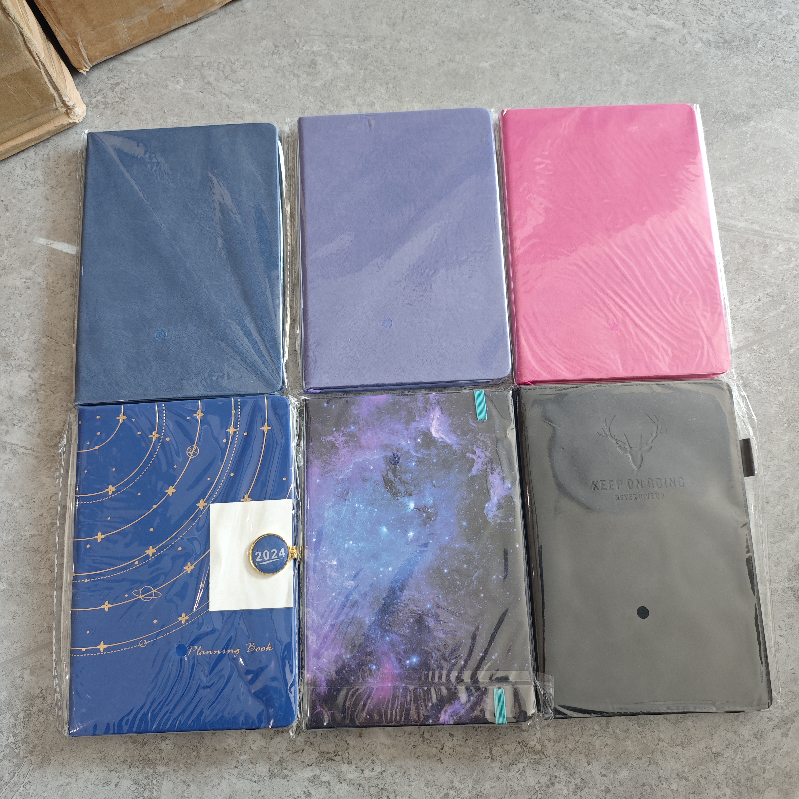 6本加厚硬皮笔记本清仓处理