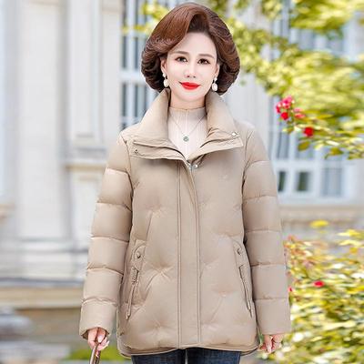 雪中飞新款中年妈妈羽绒服