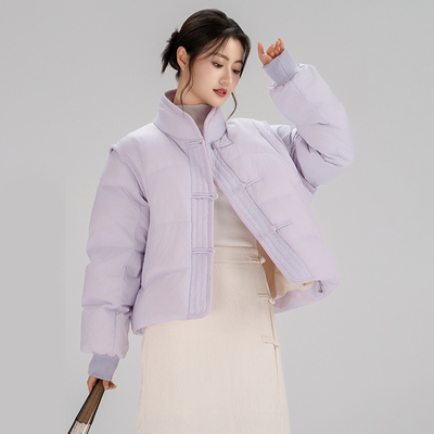 雪中飞中国风短款羽绒服外套