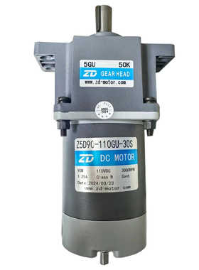 Z5D90-110GN-30S/5GU50K 有刷直流电机马达尾部带轴