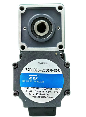 ZD中大无刷直流减速电机马达 25W Z2BLD25-220GN-30S /2GN30LC