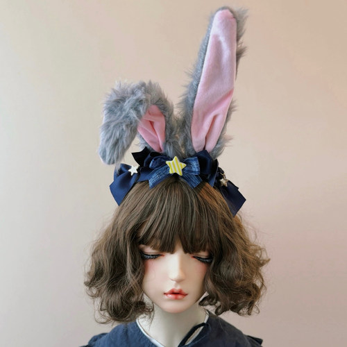 本守造原创星星可弯折兔耳发箍