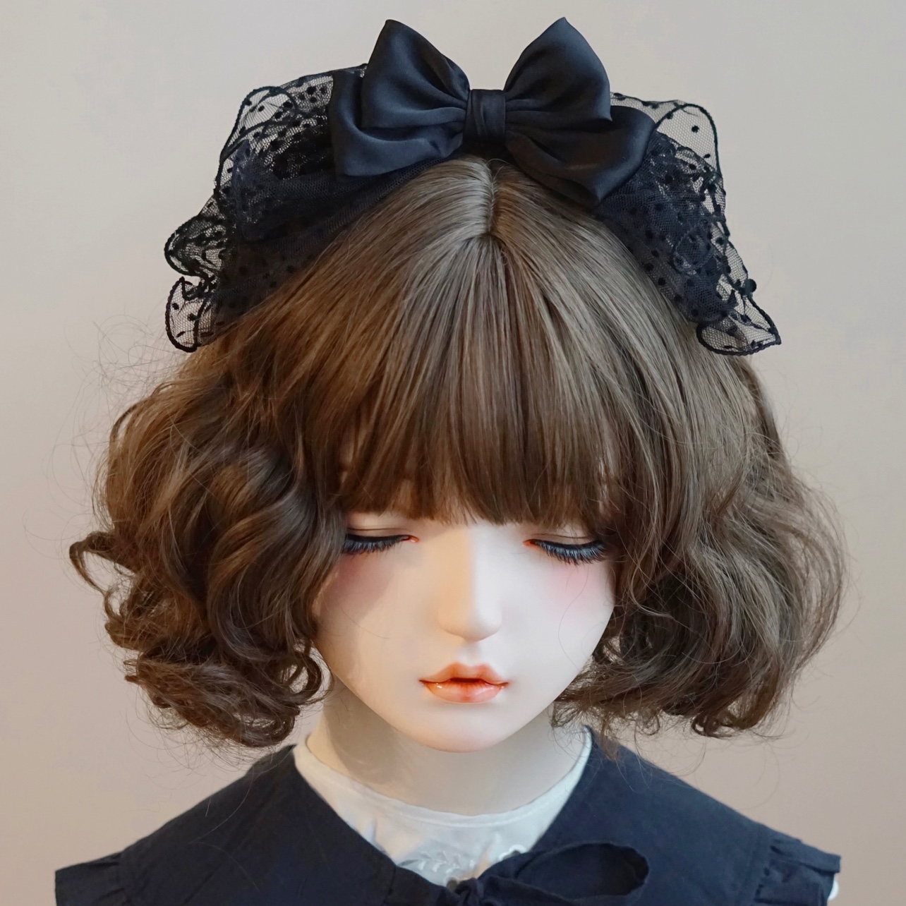 本守造原创手工褶皱荷叶发夹