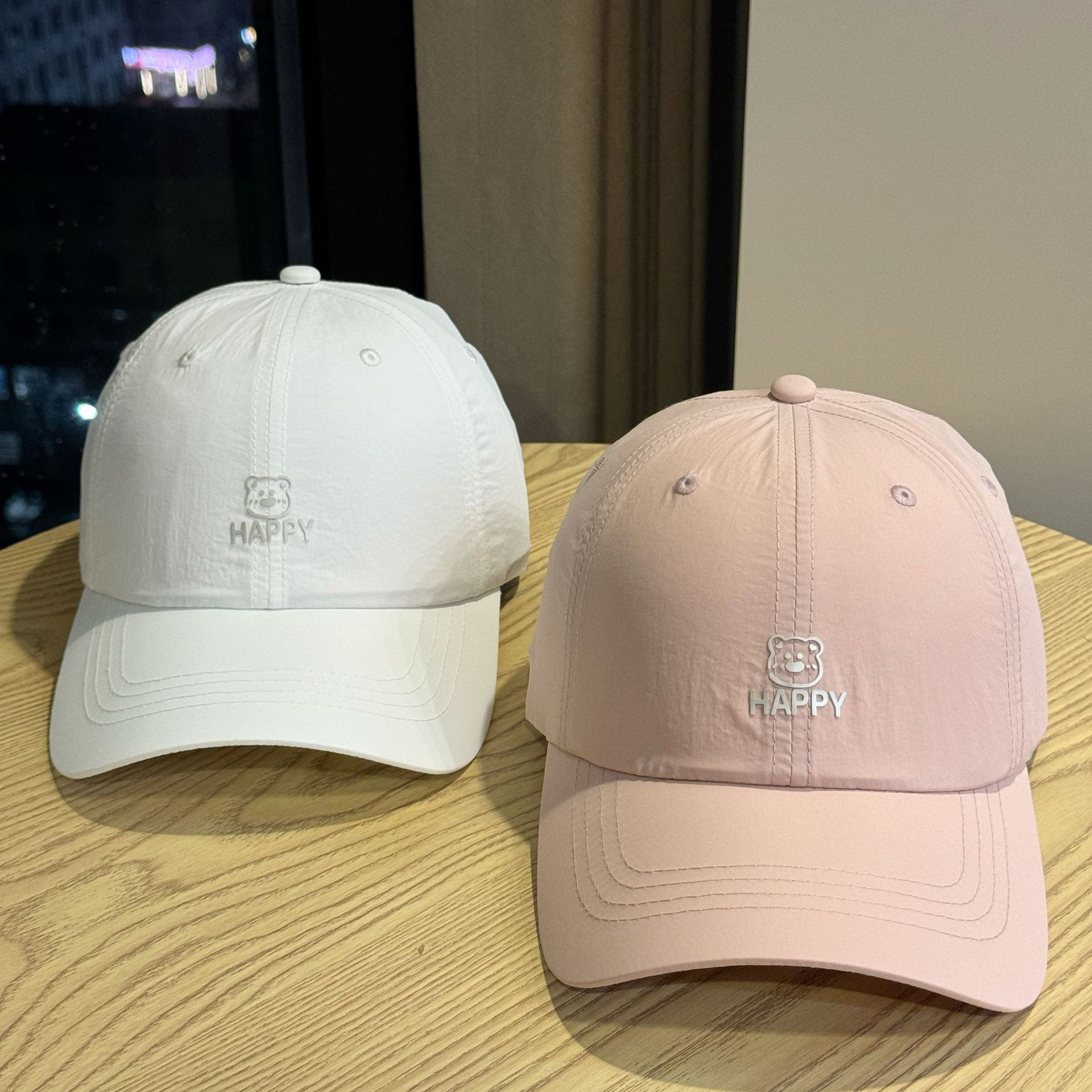 马卡龙色速干布新款鸭舌帽