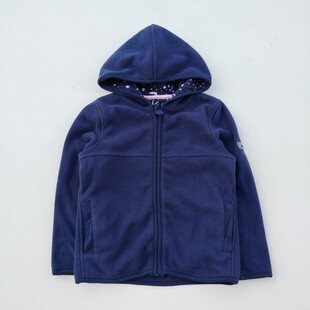 【猫耳】3-6码 英JOU女童摇粒绒连帽薄款外套