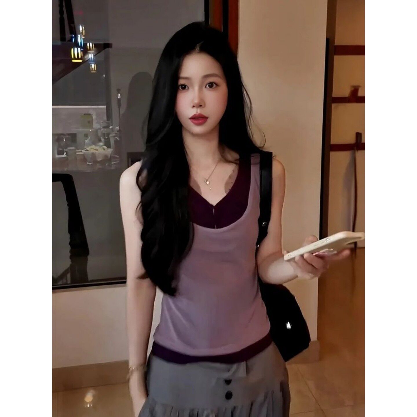 奥特莱斯清仓特价网纱吊带背心女背心吊带
