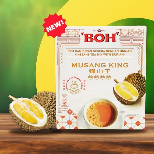 BOH猫山王榴莲奶茶MusangKing