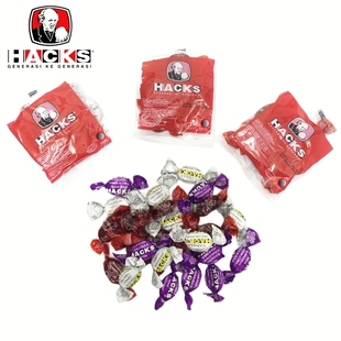 2包起包邮 马来西亚 HACKS Gula Gula 柠檬薄荷糖咳嗽糖润喉糖果