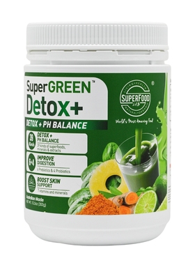 马来西亚代购 SuperFood Lab SuperGreen Detox+ 300g