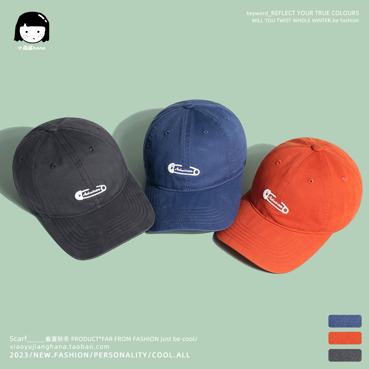 阿美咔叽大头围纯棉重磅鸭舌帽潮