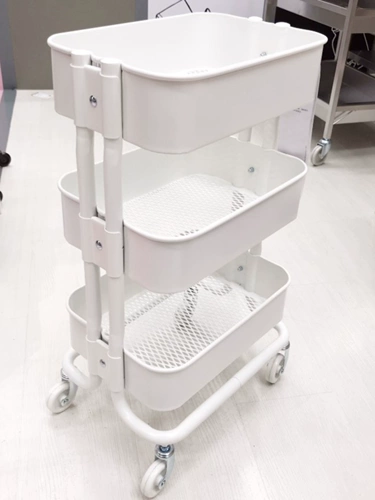 The Ikea Ikea Lashe Trolley с кастерами кухня для ванной комнаты