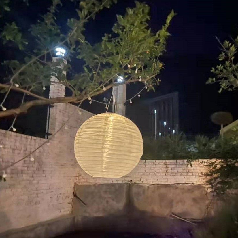 宜家家居国内代购索文顿led太阳能吊灯景观庭院灯饰户外吊挂灯笼