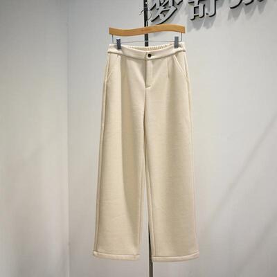 杜鹃鸟女裤2026春季新款通勤宽松