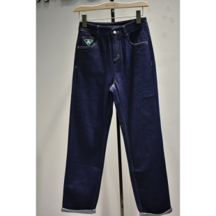 高腰显瘦直筒休闲牛仔裤 品牌女裤 3962舒适时尚 新品 2026年春季