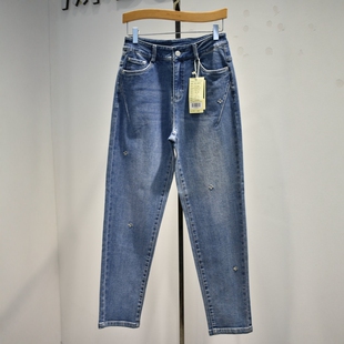 垂感弹力阔腿裤 秋奕女裤 W221901 舒适大码 时尚 2026夏季 专柜新品