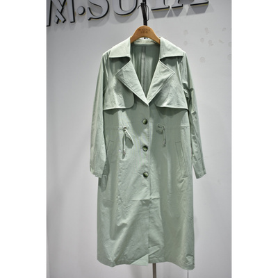 斐格利亚女装2026年春季新款BF173舒适时尚简约气质长款风衣