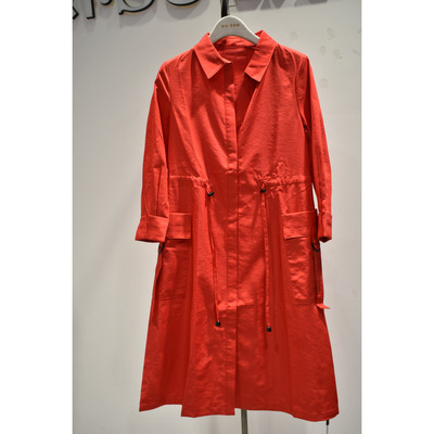 斐格利亚女装2026年春季新款AF046简约时尚舒适显瘦长款风衣