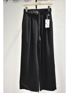 品牌女裤2026年春季新品1186高腰显瘦时尚舒适气质休闲阔腿裤