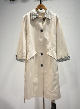 品牌女装2026春季新款专柜新品上衣ZQ188125职业休闲时尚风衣