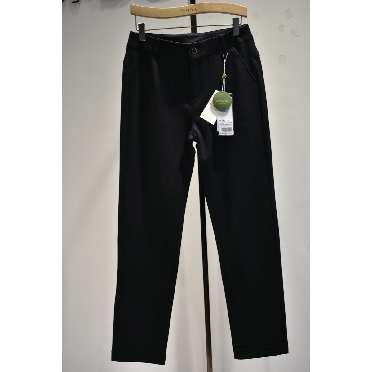 梦舒雅女裤2026年春季新款21809588X舒适时尚高腰显瘦休闲西装裤